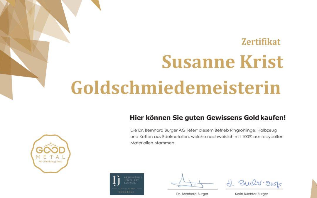 Eheringe und Verlobungsringe aus nachhaltigem Recyclinggold von Goldschmiede Susanne Krist