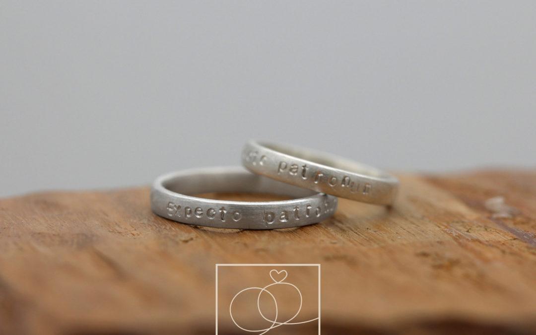 Ringe Harry Potter Trauringe Platin Weissgold