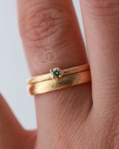 Verlobungsring zum Trauring dazustecken wie Ring Jardini